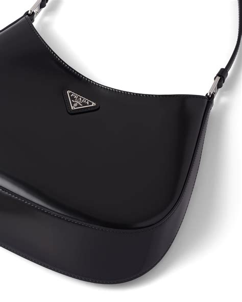 prada cleo brushed leather shoulder bag ราคา|prada cleo shoulder strap.